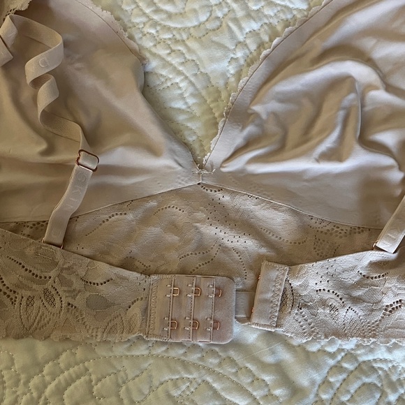 Danskin Lace Bralette Trio - Olive, Cream, Brown - Picture 6 of 6